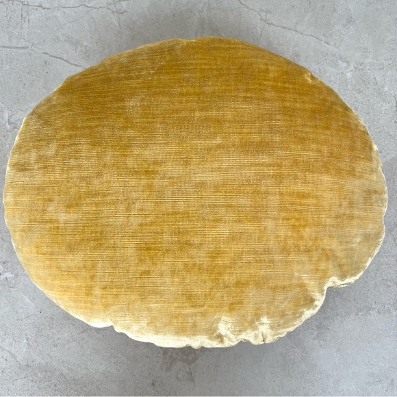 Vintage Needlepoint Pillow Butterfly Floral Velvet - Picture 3 of 6